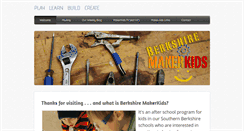 Desktop Screenshot of berkshiremakerkids.org